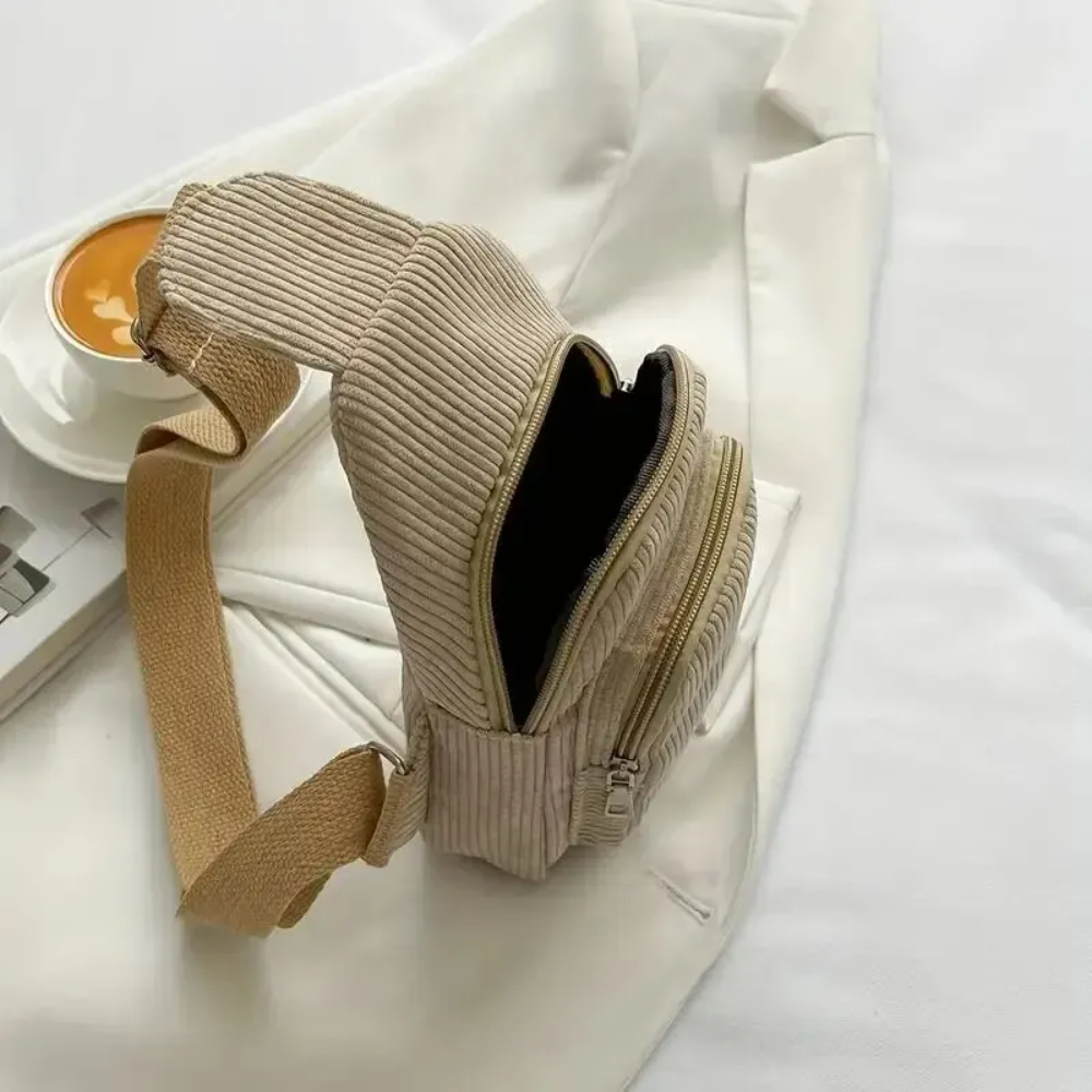 Vintage corduroy crossbody tas - Sling Backpack Shoulder recensie en prijs