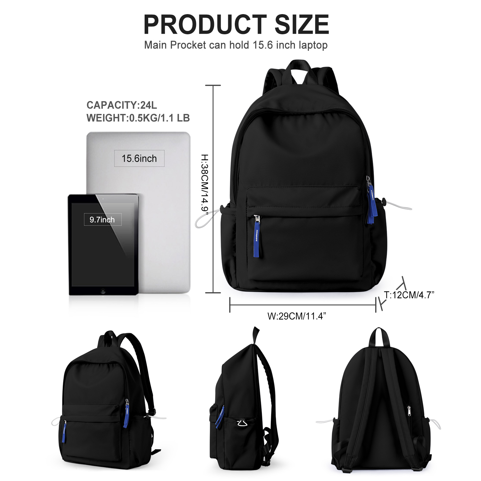 Schoolrugzak, unisex klassieke - School Backpack Teen recensie en prijs