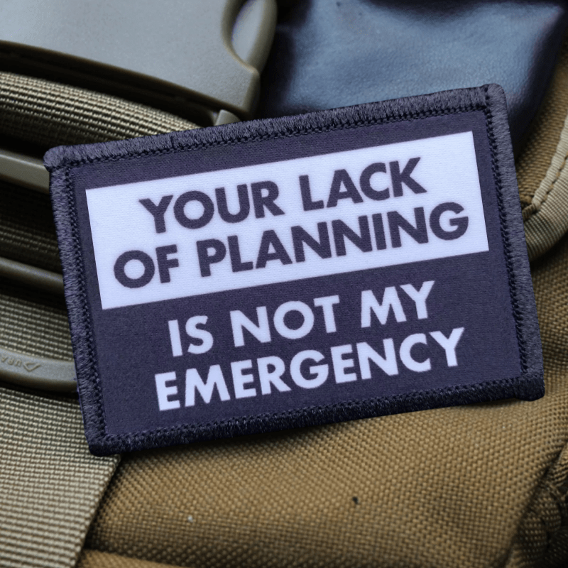 Niet mijn noodgevallen grappig - Rucksack Military Style recensie en prijs